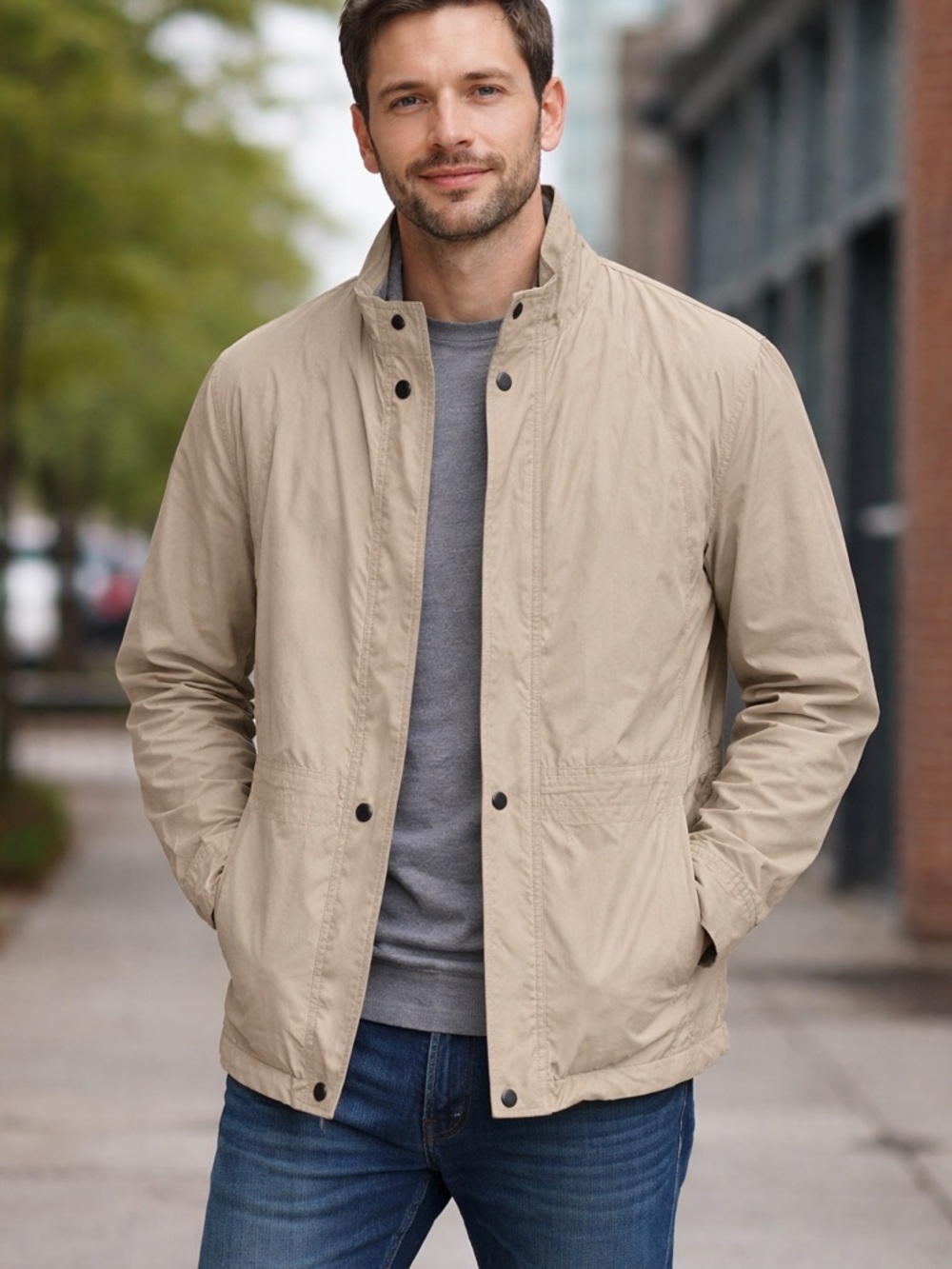 RFT Rainforest Tan Winter Coat Jacket Men M Removable Thermal Liner Goose Down